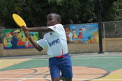 Mini tennis championship in Petit Goave