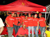 Ragaman staff at the Miami Compas Festival